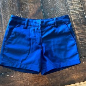 Girls Navy Puma Shorts